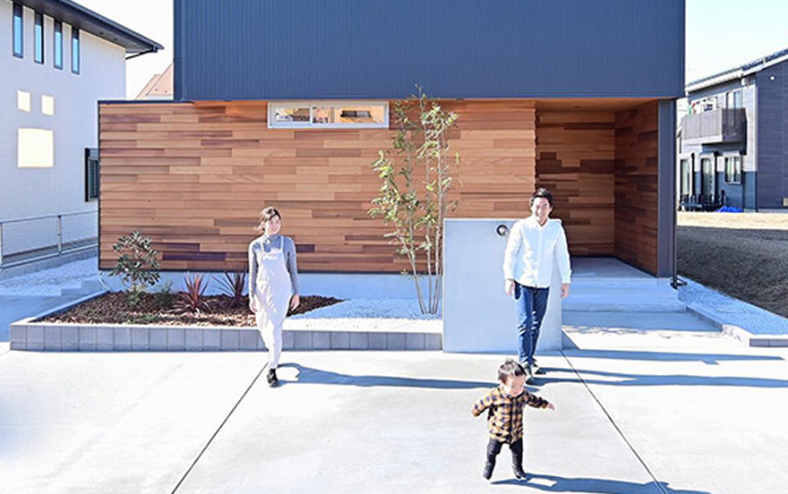 シンプルなフォルムの中のフォーカルポイント